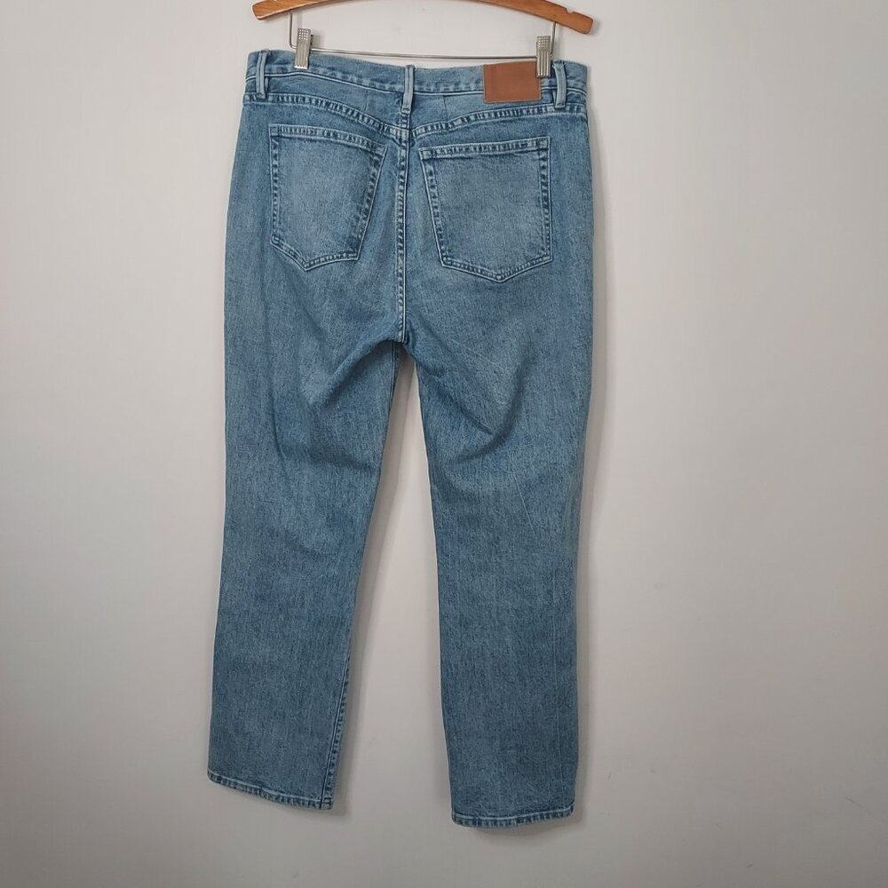 Lafayette 148  Wythe High Rise Straight Leg Jeans Size 31 - Picture 9 of 11